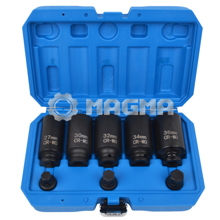 8 PCS 1/2" Drive Shaft Socket Set 2730323436 mm (MG50486
