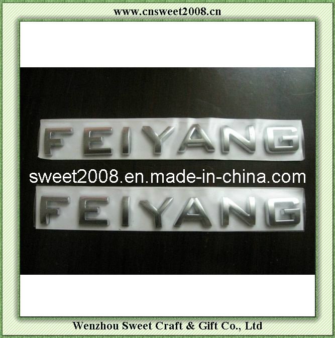 Custom ABS Car Letters Sticker
