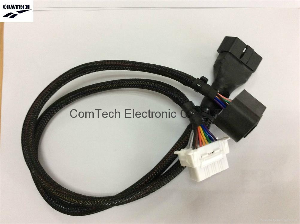 OBD II 16p M to Ford F*2 Auto Y Cable