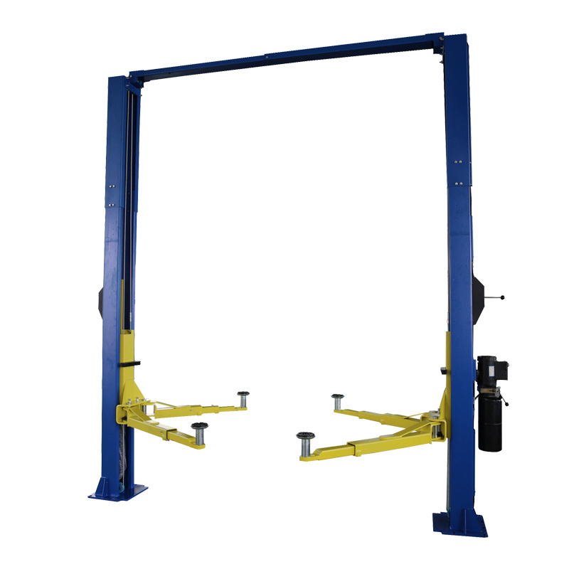 Single Side Released Lock 2 Pole Car Auto Hoist for Basement