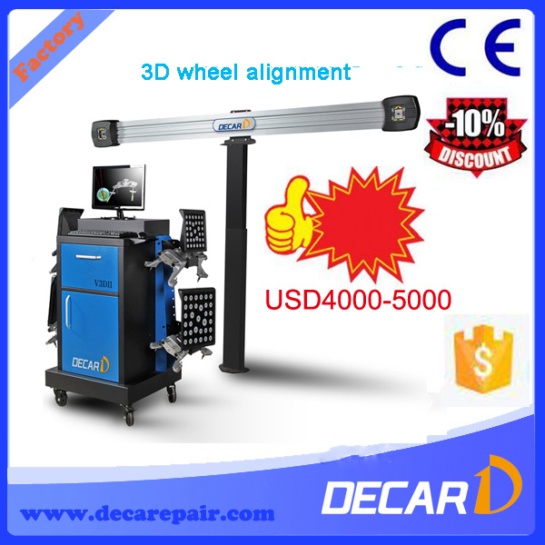 New Tires Wheel Alignment 3D John Bean Wheel Aligner