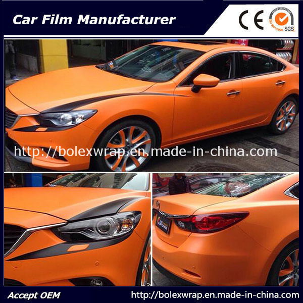 PVC Film Colorful Car Vinyl Stickers Air Free Bubbles Vinyl Car Wrap Film