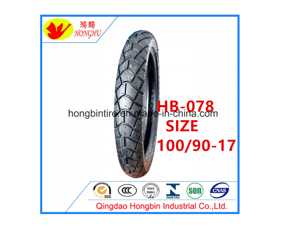 Factory Motorcycle Tyre Motorcycle Tire with 100/90-17