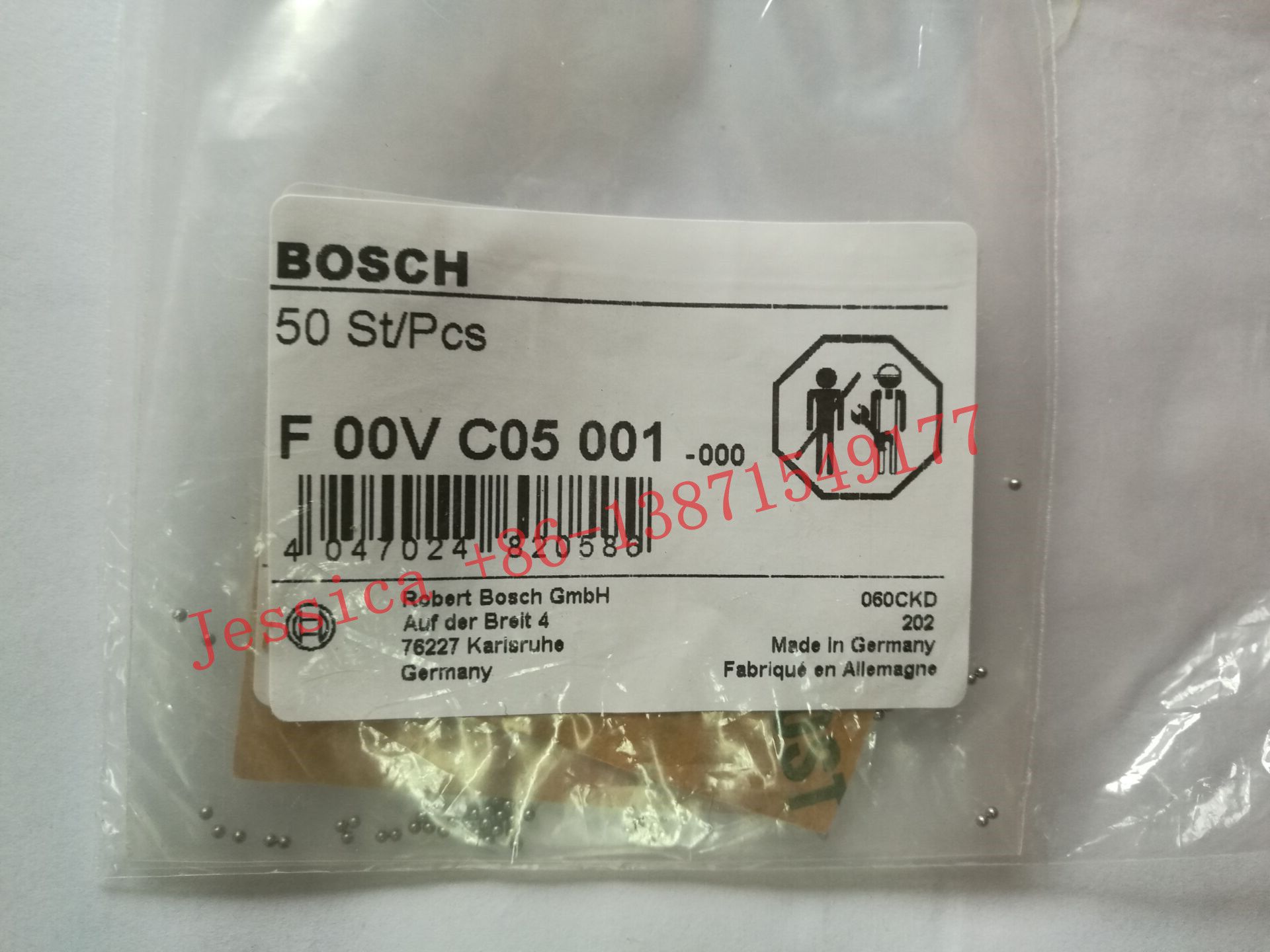 Bosch Sealing Gasket, Steel Ring, Steel Ball/Ceramic Ball
