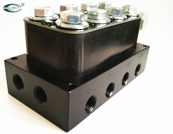 4 Valve Air Suspension Block Valve 2 Corner Valve Block Accuair Valve