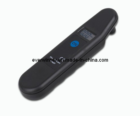 LCD Electronic Digital Tyre Tire Pressure Gauge for Car Van Motorcycle Black (EW-8855A)