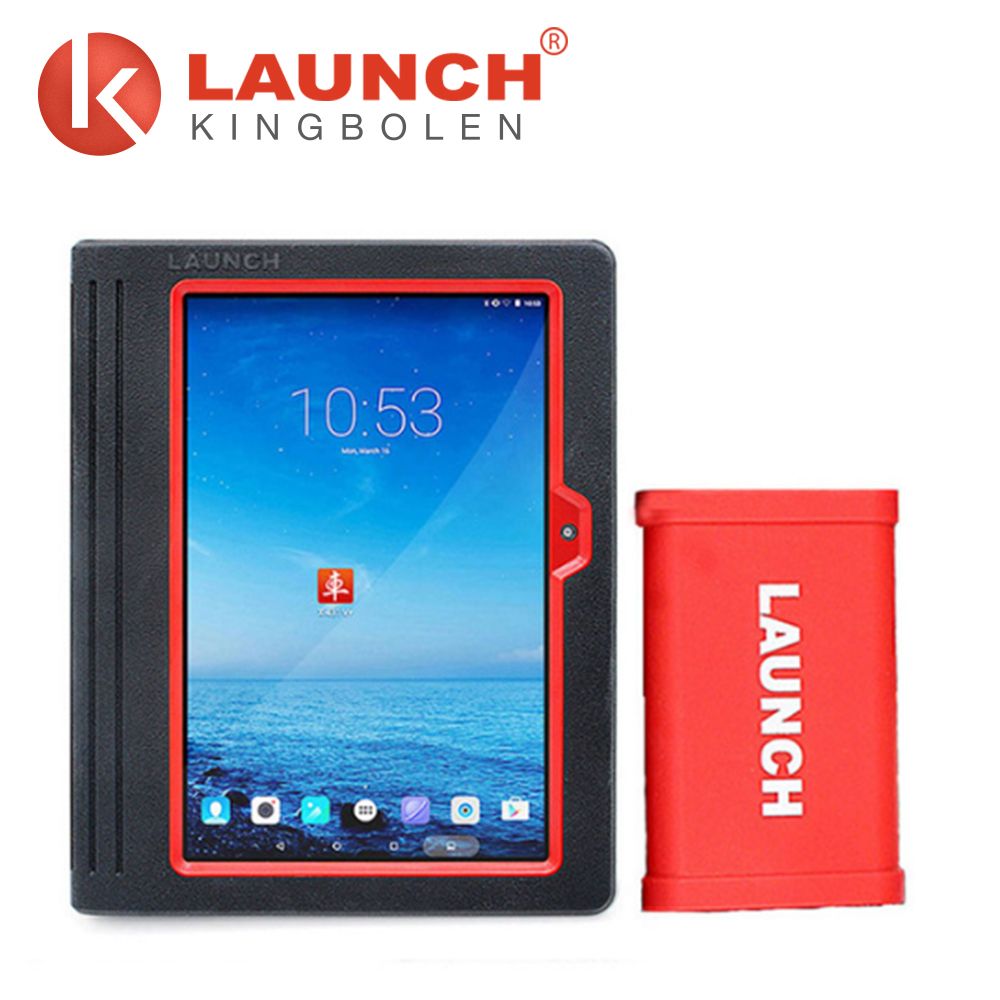 Launch X431 HD Module with X431 V+ Tablet Heavy Duty Adapter Box Diagnostic Tool for 24V Truck Adapter Free Update