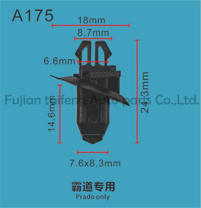 Auto Clips and Plastic Fasteners with Different Types