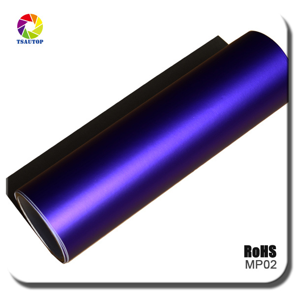 Purple Matte Chrome Car Wrap Metallic Pearl Vinyl