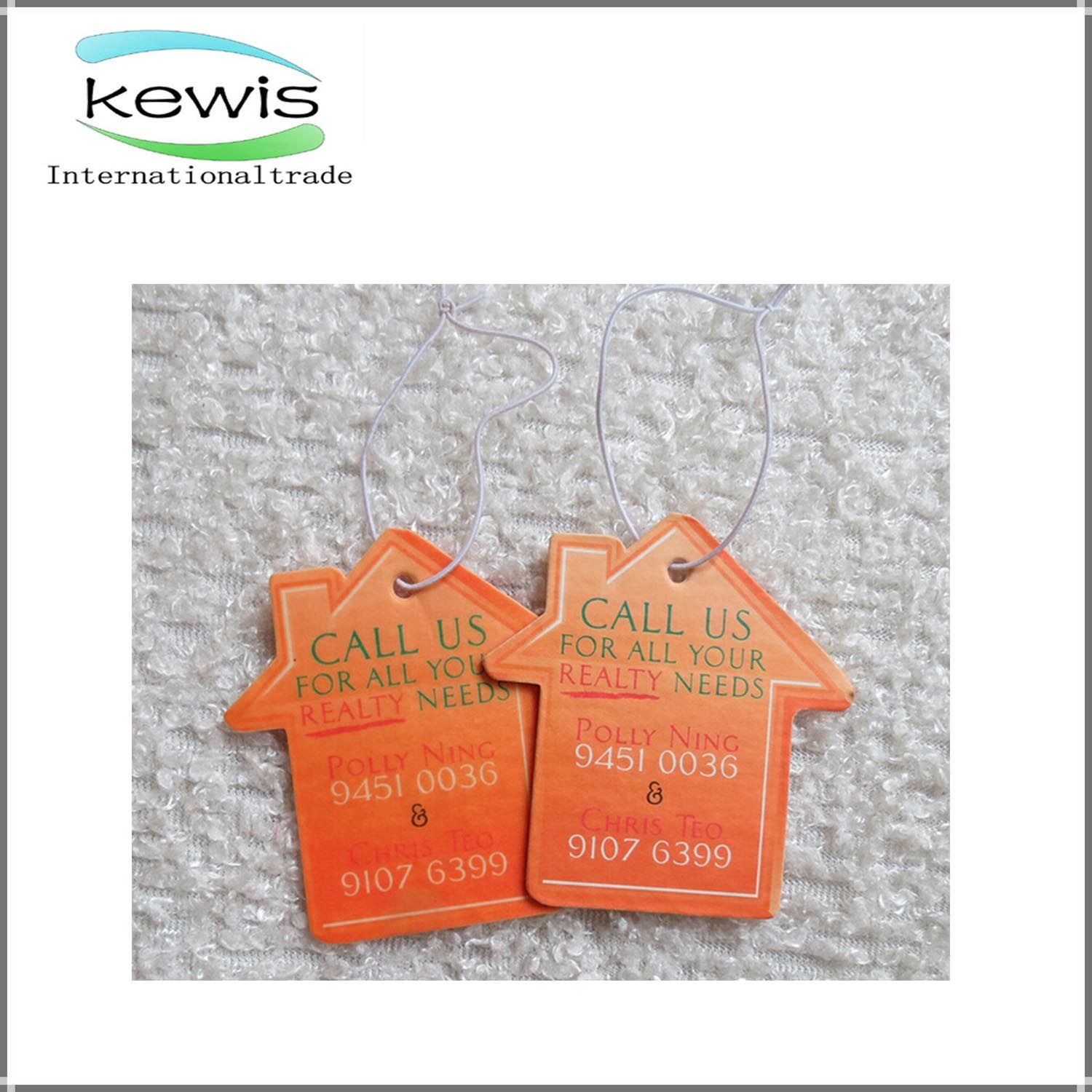 House Shape Car Paper Fresh Card Car Air Freshener
