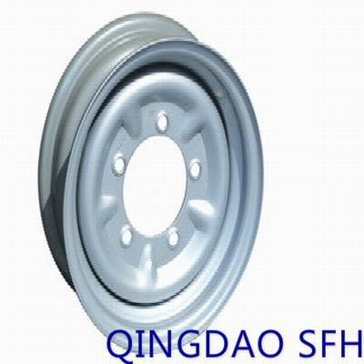 Silver Steel Wheel for Passenger Car (4jx12)