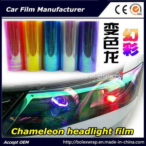 Chameleon Headlight Film, Car Color Change Film Car Light Sticker, Decorative Film