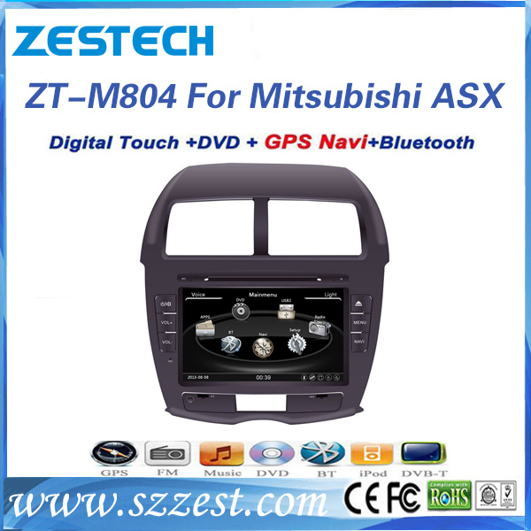 2 DIN Car Radio Audio DVD for Mitsubishi Asx GPS Navigation System