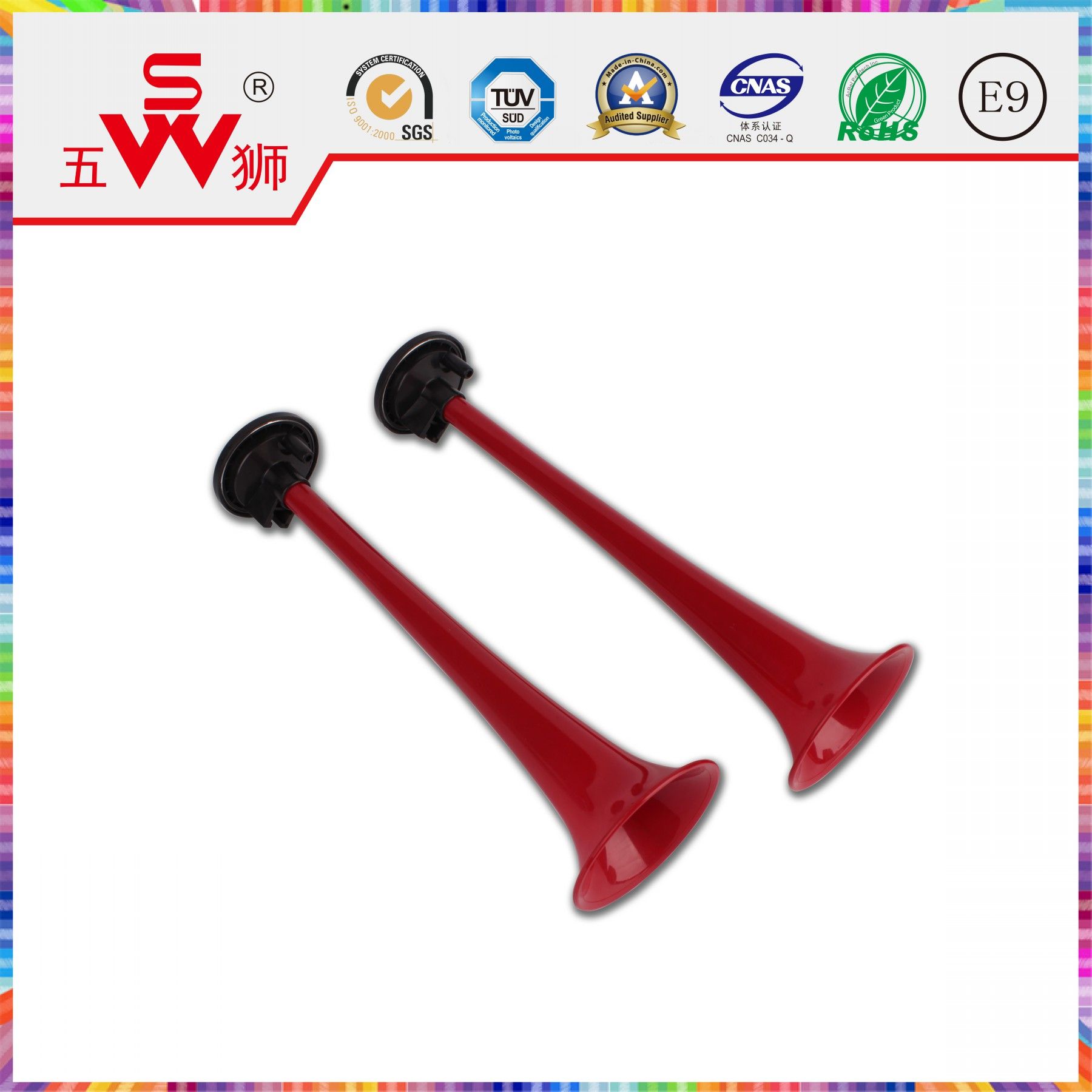Spiral Two-Way ABS Air Horn