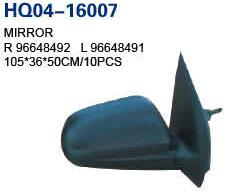 Electric Side-Mirror Assembly for Chevrolet Aveo 2007 OEM#96648492/96648491/96458713/96458712