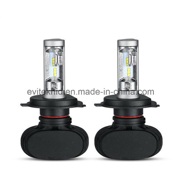 How Power Auto LED Headlight Fanless Csp LED Headlight 50W 800lm H4 LED Headlight 6500k