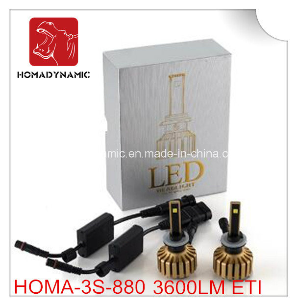 Easy Installation Mini Size 880 LED Headlamp 3600lm