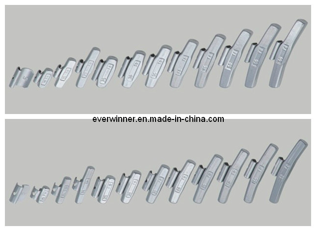 Fe Steel Clip on Knock on Wheel Balancing Weight for Alloy Rim/Steel Rim