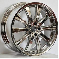 Vacuum Chrome 12 -26 Inch Wheels F86190 -- 2 Car Alloy Wheel Rims