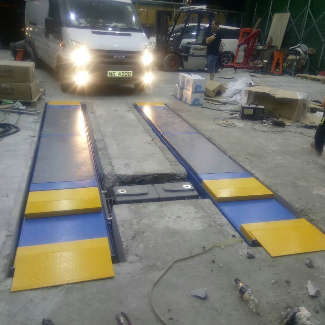 3500kgs Wheel Alignment Scissor Car Lifts in Ground