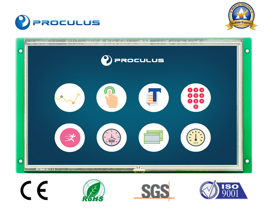 10.1'' 1024*600 TFT LCM with Resistive Touch Screen