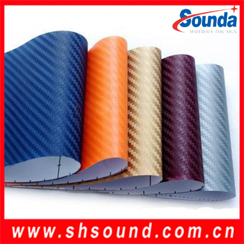 Hot Sale 3D Carbon Fiber Stickers for Car (SCF170)