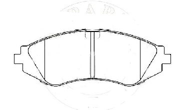 Non-Asbestos Disc Brake Pad for Dawoo