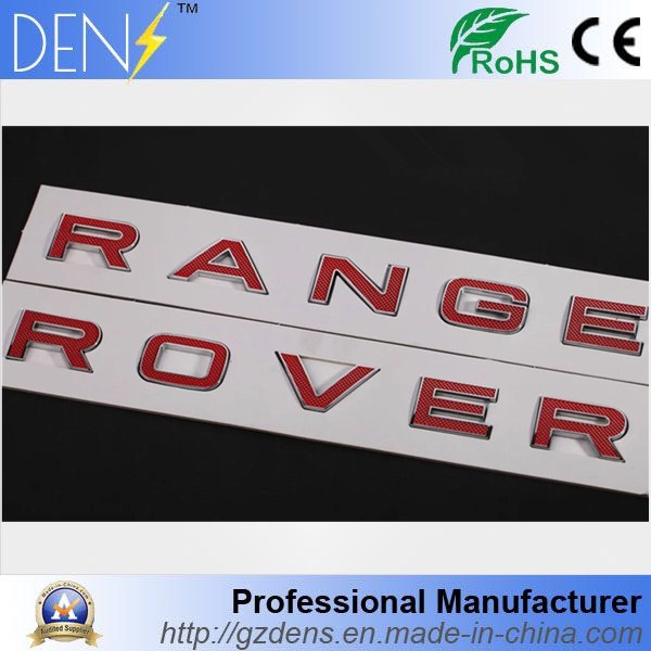 Customize Car Hood Trunk Badges for Range Rover