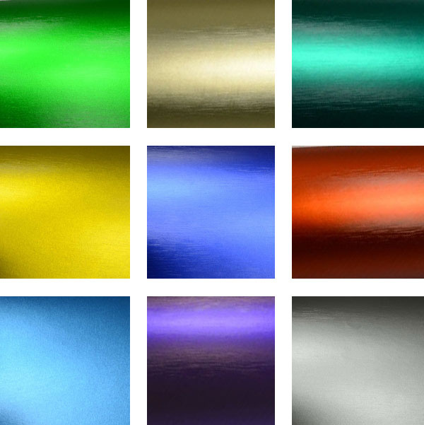 Tsautop Brushed Matte Chrome 11 Colors Vinyl Car Wrap