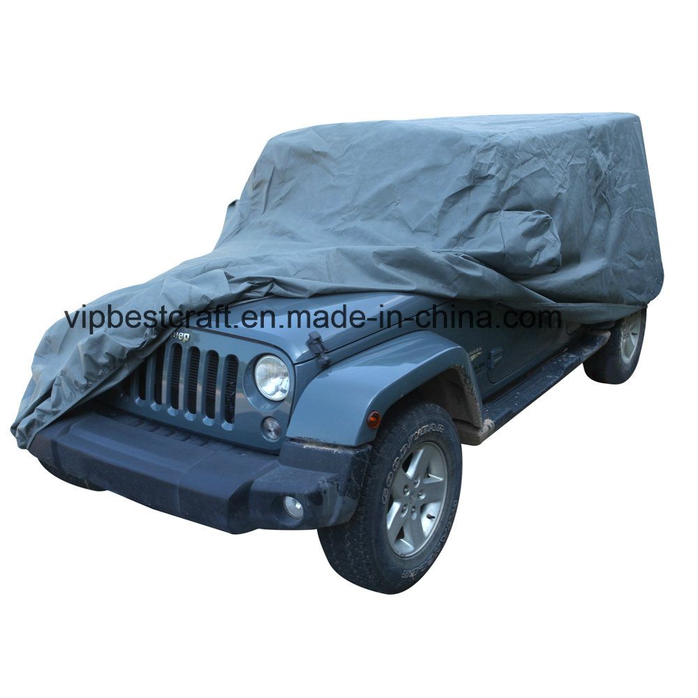 2 Door Waterproof Car Cover for Jeep Wrangler 1987-2013 Cj, Yj, Tj, & Jk