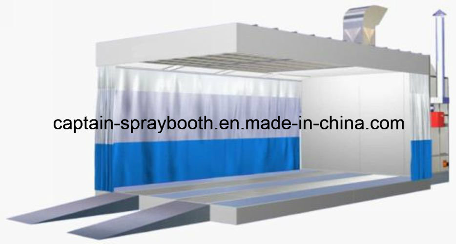 Car Spray Booth with Preparation Station / Prep Station / Preparation Area