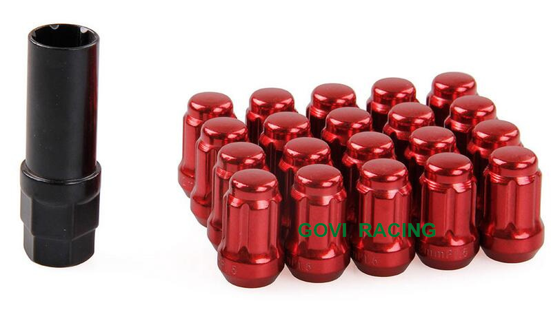 M12X1.5cm 20+1 Car Wheel Lug Nuts Bolts with Aluminum Alloy