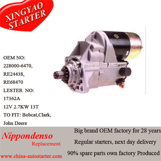 2.7kw 12V 13t Cw New Electrical John Deere Engine Starter