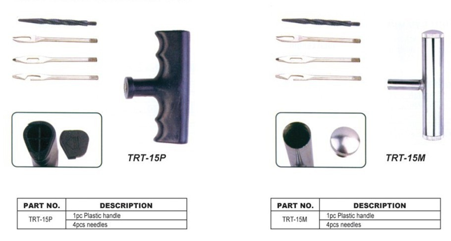 4 in 1 Car and Motorcycle Tubeless Tire Repair Plug Kit