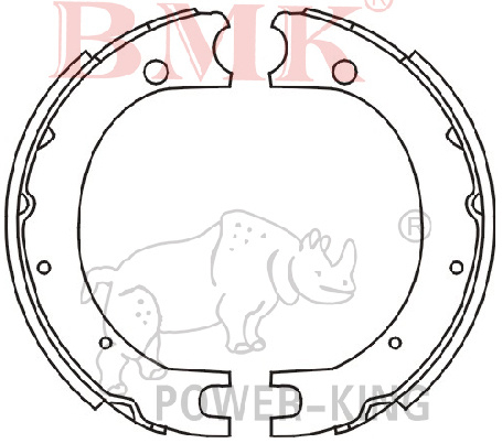 High Quality Brake Shoe (K2225)