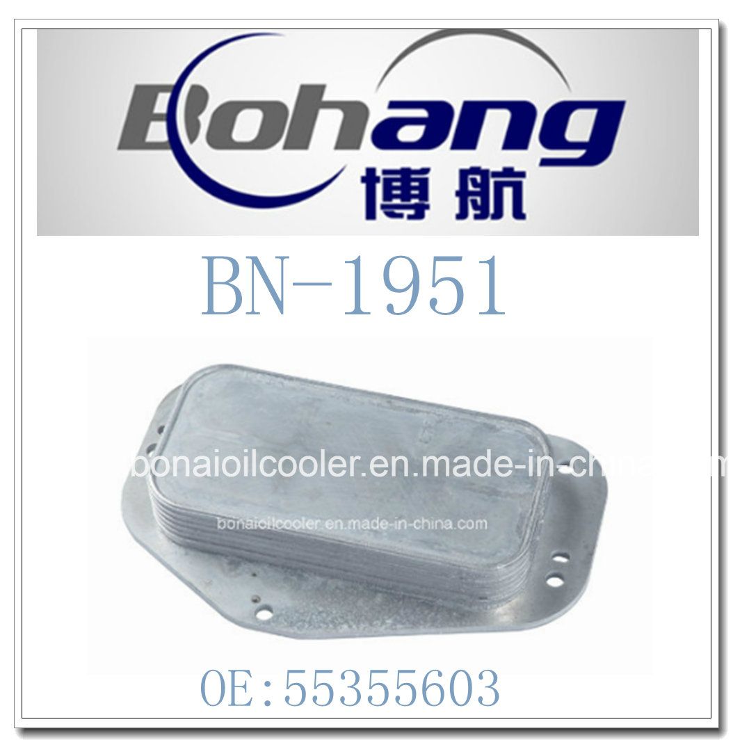 Bonai Engine Auto Spare Part GM Cruze Sonic Aveo G3 Astra Chevrolet Oil Cooler (55355603/5650833/55571687)