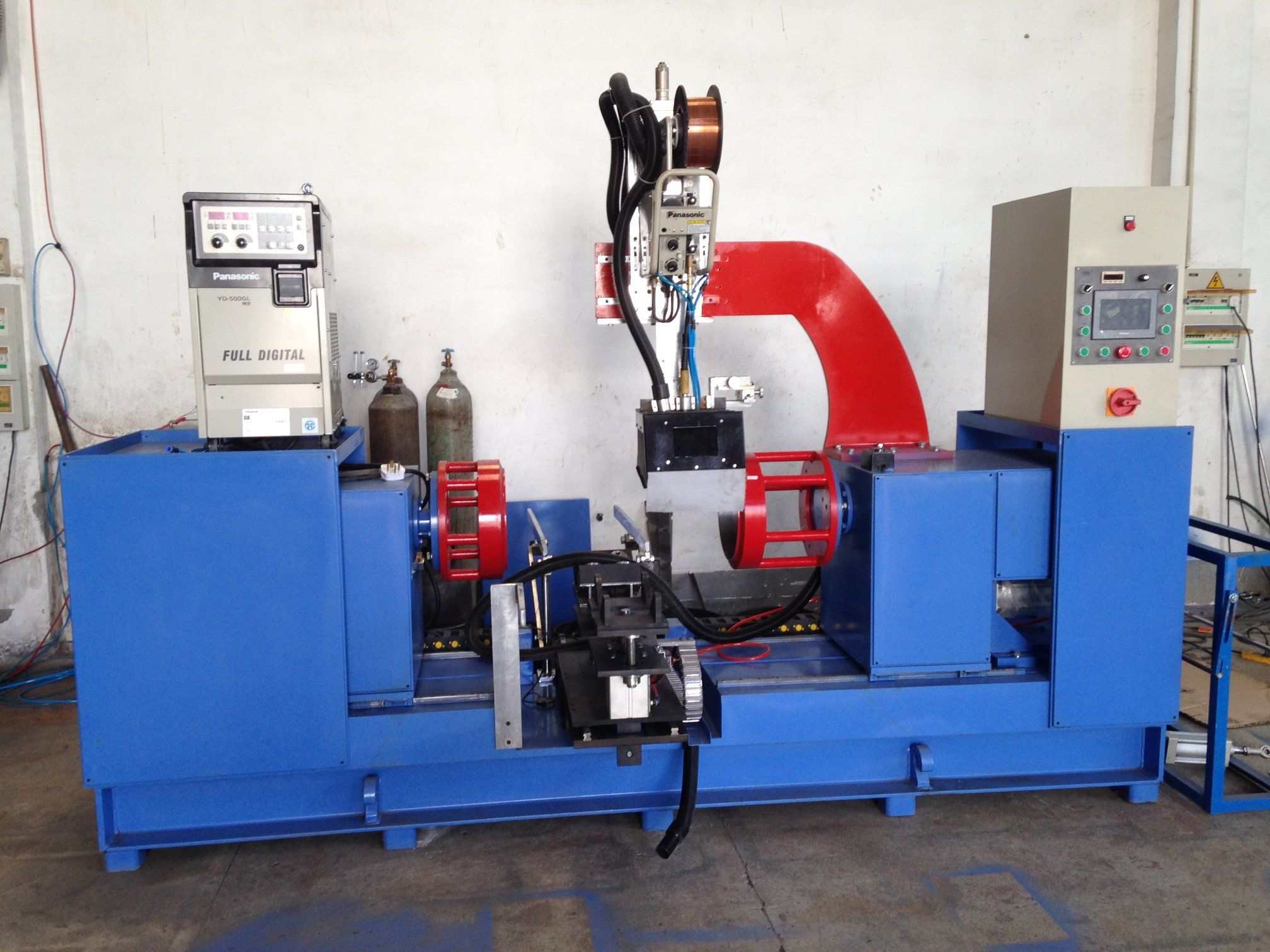 LPG Gas Cylinder Manufacturing Line Circumferential Seam Welding Machine