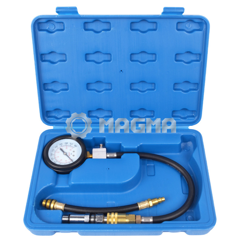 Petrol Engine Compression Testing Kit-Cylinder Pressure Meter