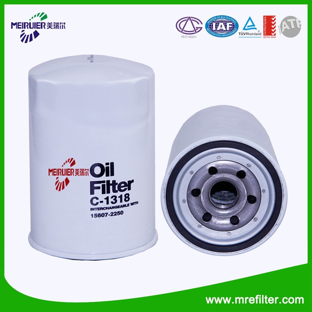 Car Engine Spare Parts Oil Filter for nissan 15607-2250