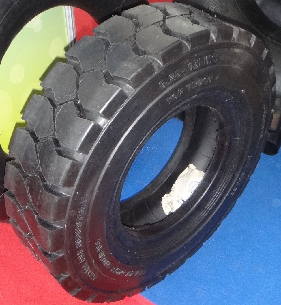 S Block Pattern Top Trust Forklift Tyres