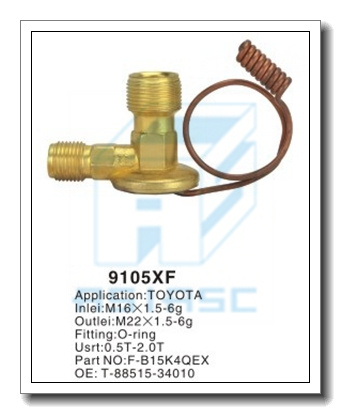Customized Thermal Brass Expansion Valve for Auto Refrigeration MD9105xf