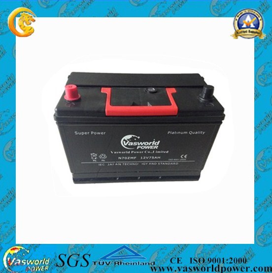 Storage JIS Standard 12V75ah Mf Car Battery (MFN75)