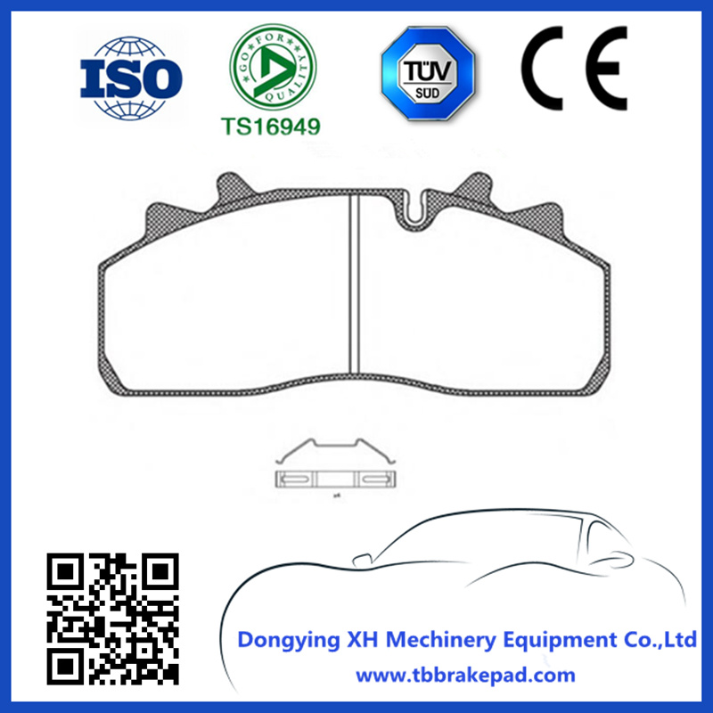 Semi Metal Truck Brake Pad D1438