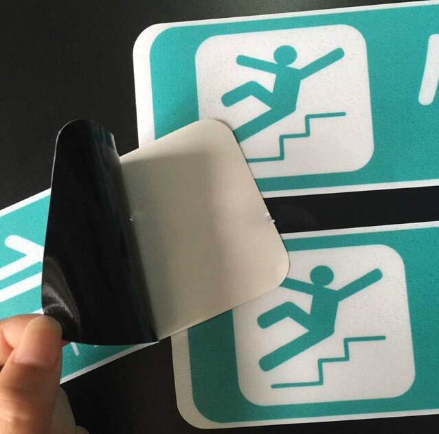 Digital Printing Decorative Vinyl Floor Sticker for Watch out!