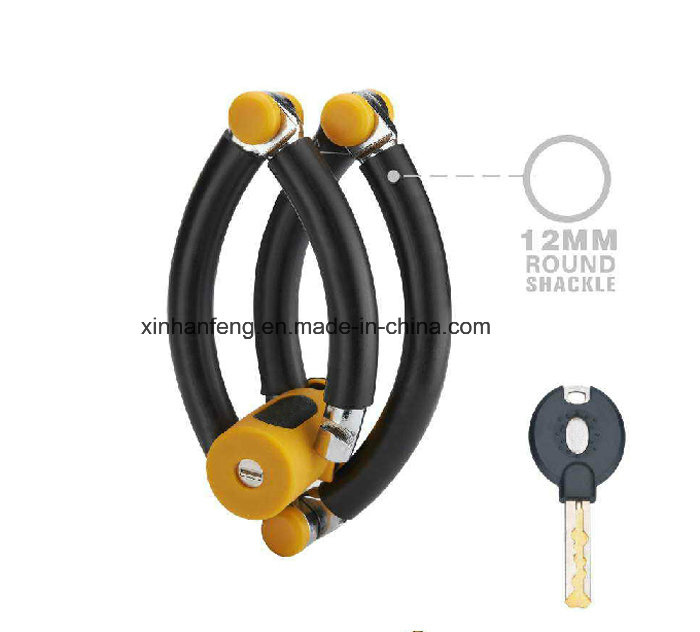 Aluminum Waterproof Bicycle Folding Lock for Bike (HLK-001)
