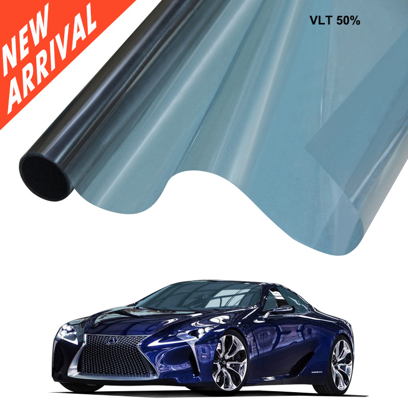 Hot Sales Nano Ceramicr Auto Window Solar Film Vlt50% Tint Film