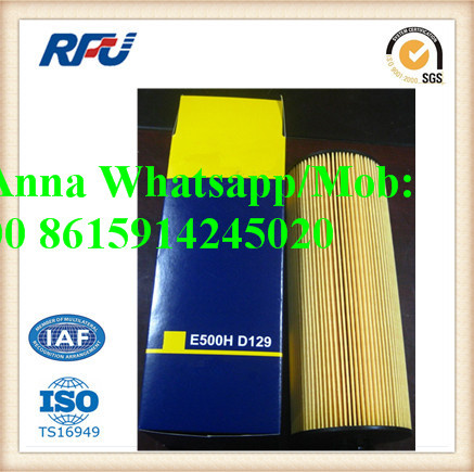 E500HD129 Germany Oil Filter for Hengst Mercedes Benz (E500HD129)