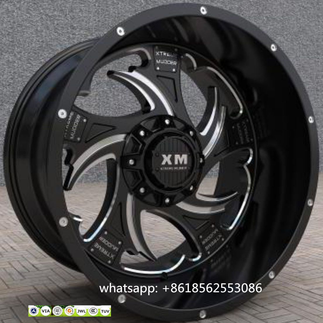 USA Xm Brand 20*10/20*12 4*4 SUV Offroad Alloy Wheel Rims