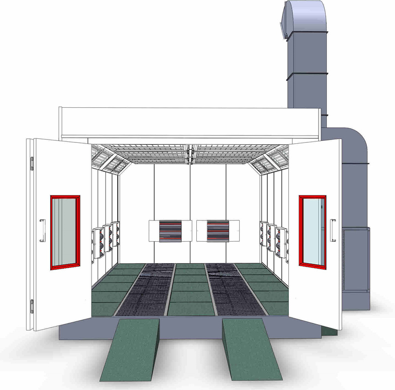 Btd High Quality China Supplier Ce Auto Paint Booth/Car Paint/Spray Booth