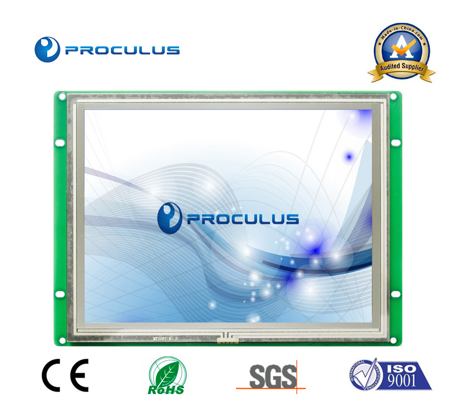 8 Inch 800*600 Uart TFT LCM with Rtp/P-Cap Touch Screen